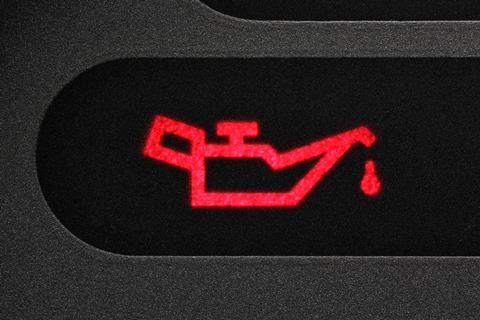 getty oil warning light