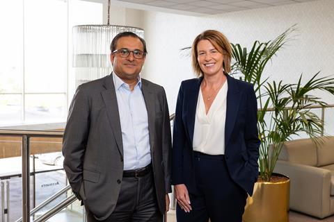 L-R Dawood Pervez, Katie Secretan