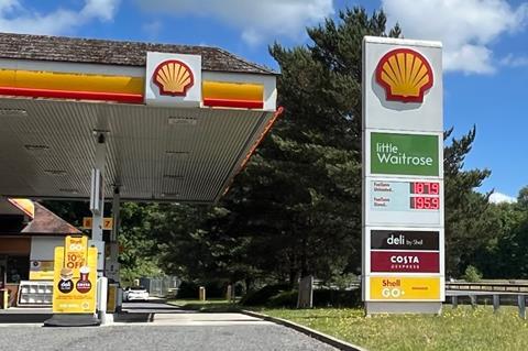 Shell fuel prices