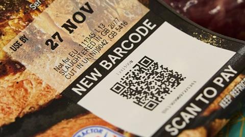 Tesco sausage QR code