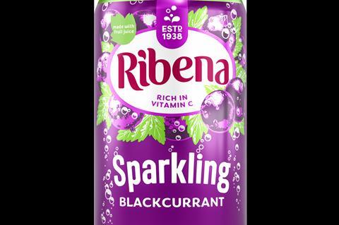 FT - Ribena Sparkling 330ML single can - Blackcurrant PMP