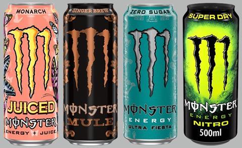 Monster Cans flat