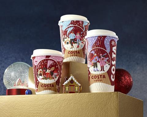 costa xmas cups