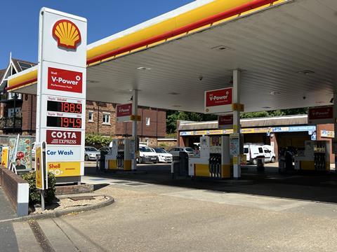 Fuel prices - Shell