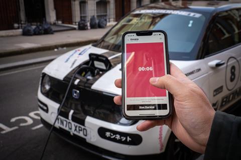 Bonnet EV charging App