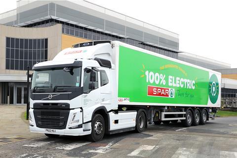 Spar lorry