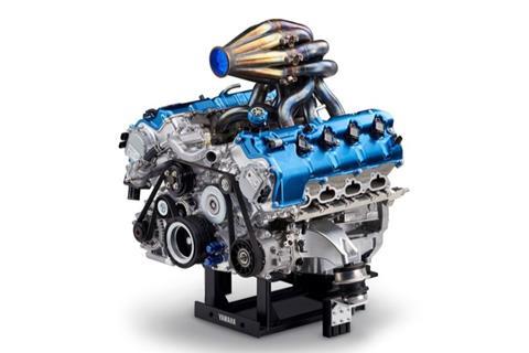 yamaha V8 hydrogen combustion engine