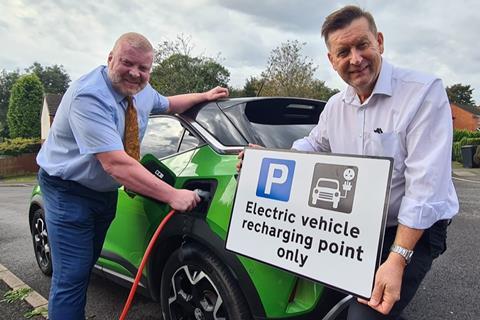 Councillor Damian Corfield (left) and Councillor Dr Rob Clinton