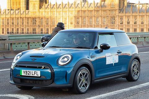 FT SMMT electric vehicles Electrified 2021 Westminster Bridge crop