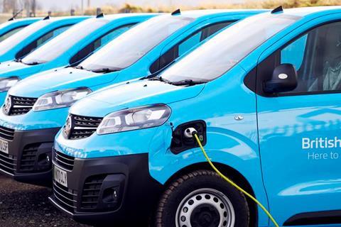 FT British Gas vans charging