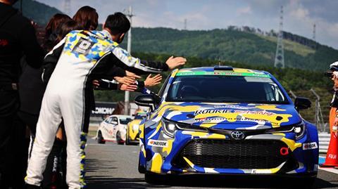 hydrogen fuelled Toyota Corolla