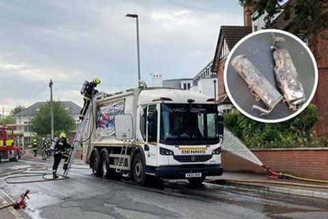 exeter bin lorry
