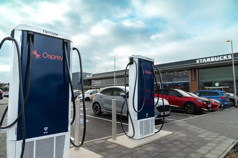 Osprey Charging's Croydon hub