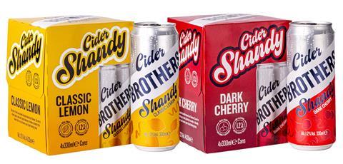Brothers Cider Shandy_4 packs + can x 2