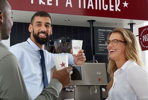FT -coffee & bakery feature Pret Express