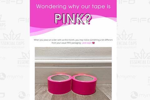 FT Fifo pink tape
