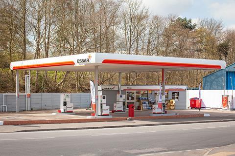 FT - Lucky Pump promotion - Burslem fuelling station, one of Essar's newest sites which will take part in this week's Lucky Pump promotion