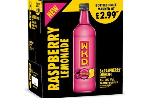 FT WKD Raspberry Lemonade PMP carton