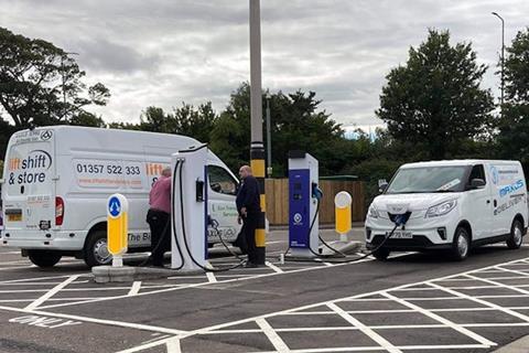 FT - Swarco EV charging at Wallyford