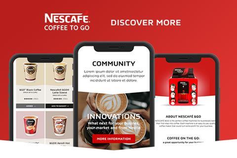 FT Nescafe coffe to go
