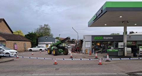 Asda Express ram raid