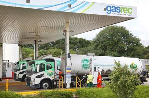 Gasrec biomethane refuelling station