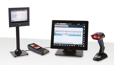 TSG Orion payment terminal with POS system