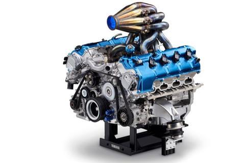 yamaha V8 hydrogen combustion engine