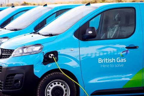 FT British Gas vans charging