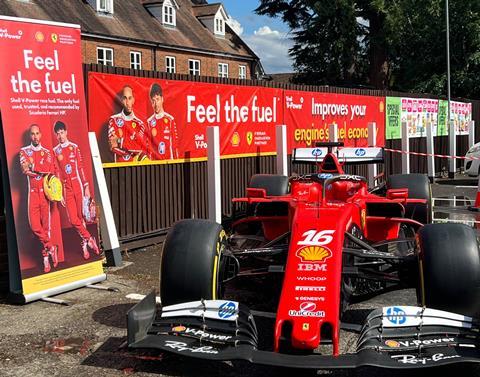 Shell ferrari