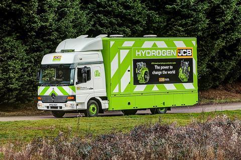 JCB has installed its hydrogen engine into a 7.5 tonne Mercedes truck-4