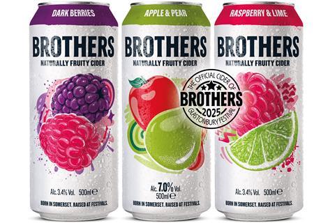 Brothers Cider range_Glasto roundel