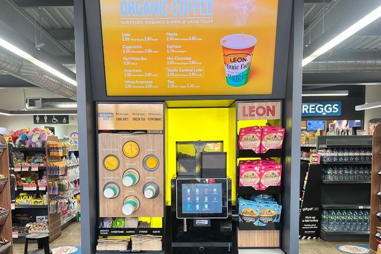 Leon to more than double selfserve coffee kiosks at EG Group and Asda