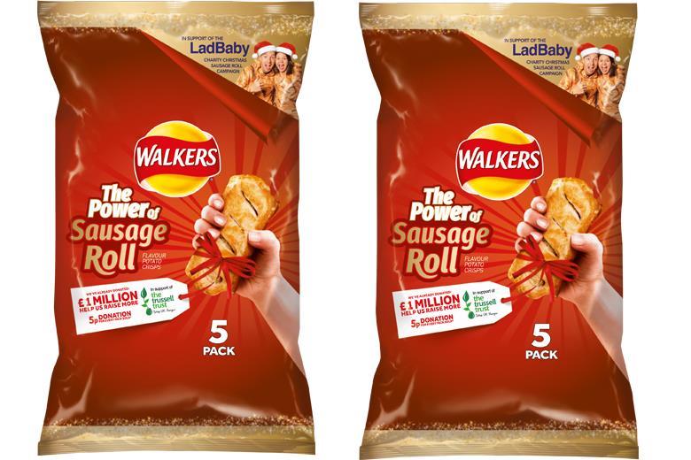 Walkers unveils festive limitededition Power of Sausage Roll crisps