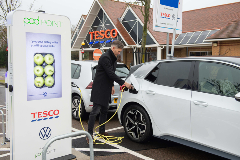 Rollout of EV chargers by Tesco reaches its 200thstore milestone
